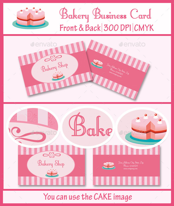 Bakery Shop Business Card by ArtistMedia GraphicRiver